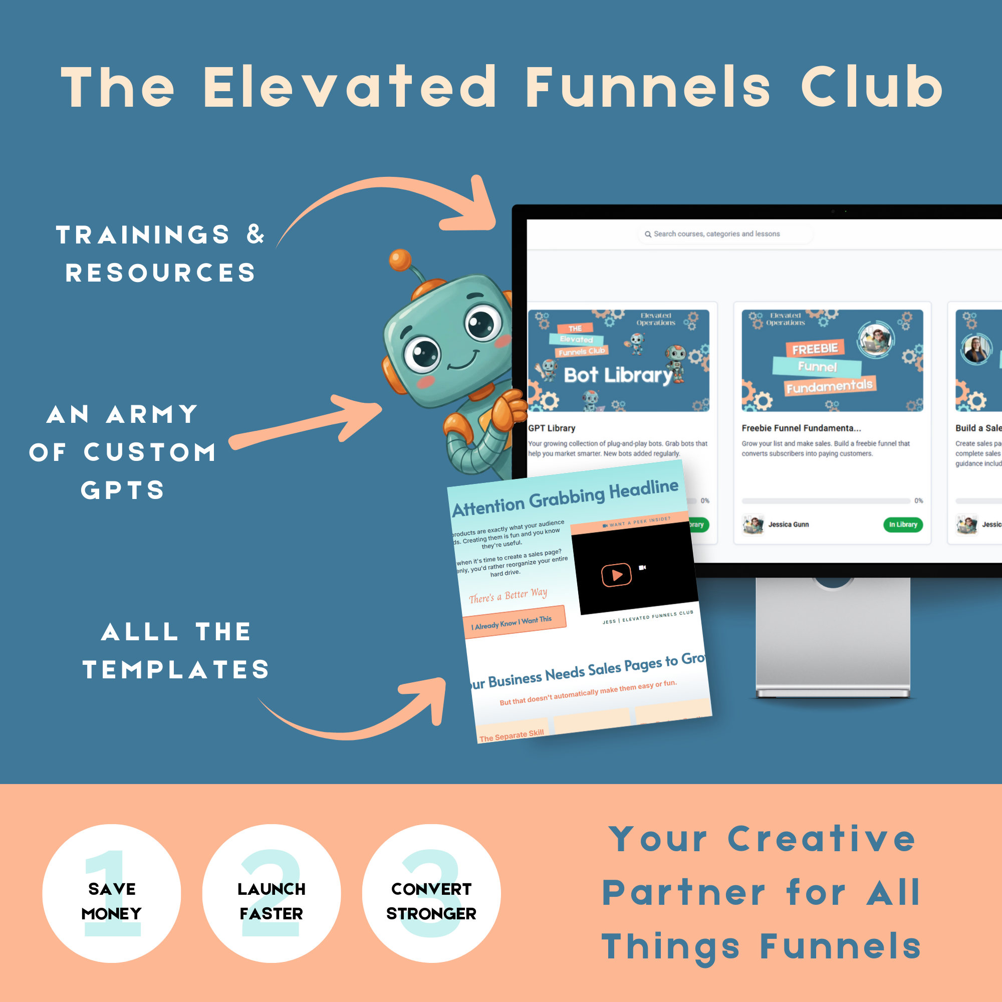 Mockup for Funnel Building Membership